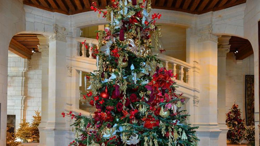 Sapin du château de Chambord. © Noël à Chambord